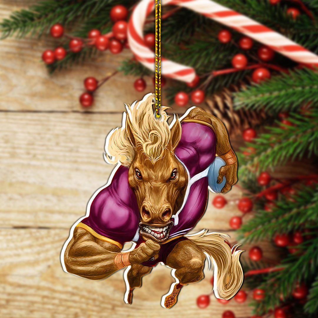 Christmas Ornament- Broncos Rugby No.2