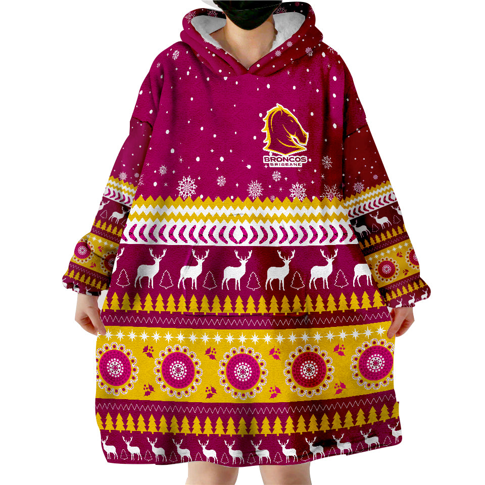broncos-aboriginal-christmas-brisbane-wearable-blanket-hoodie