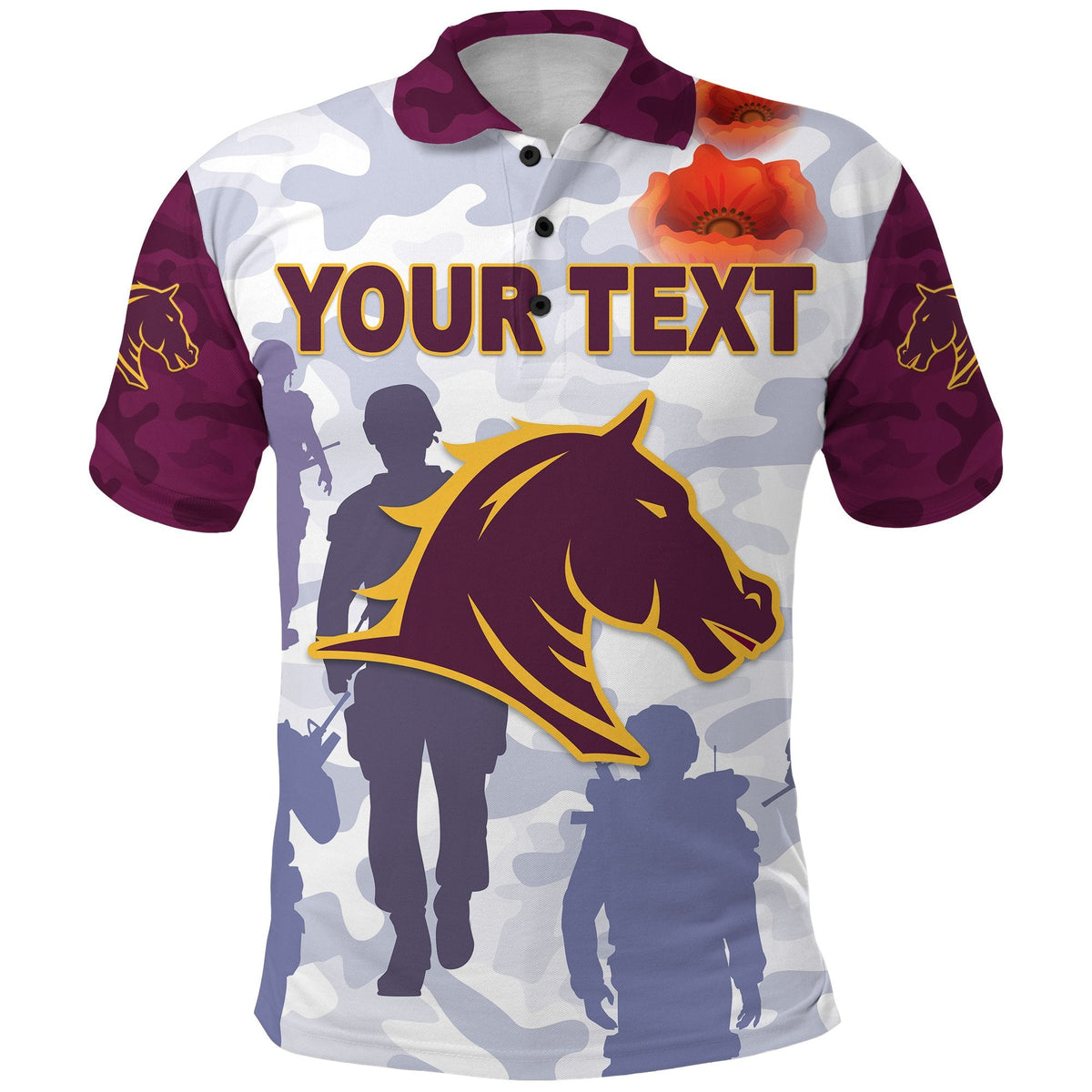 custom-personalised-brisbane-broncos-polo-shirt-anzac-day-camouflage-vibes-purple-no-1