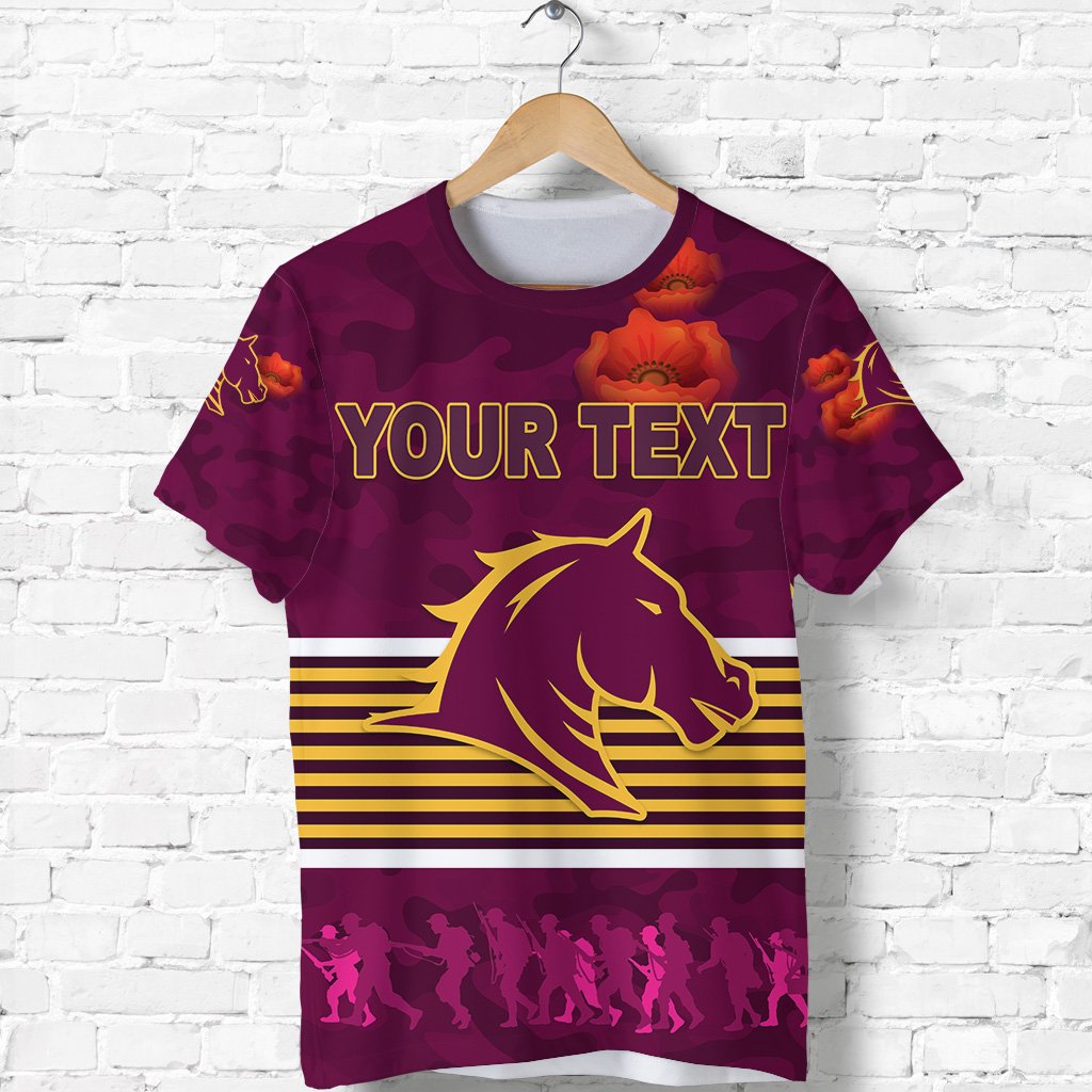 custom-personalised-brisbane-broncos-t-shirt-anzac-day-simple-style-full-maroon