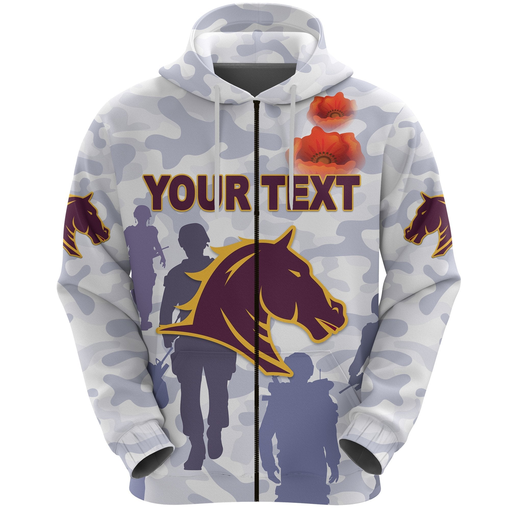 custom-personalised-brisbane-broncos-zip-hoodie-anzac-day-camouflage-vibes-purple