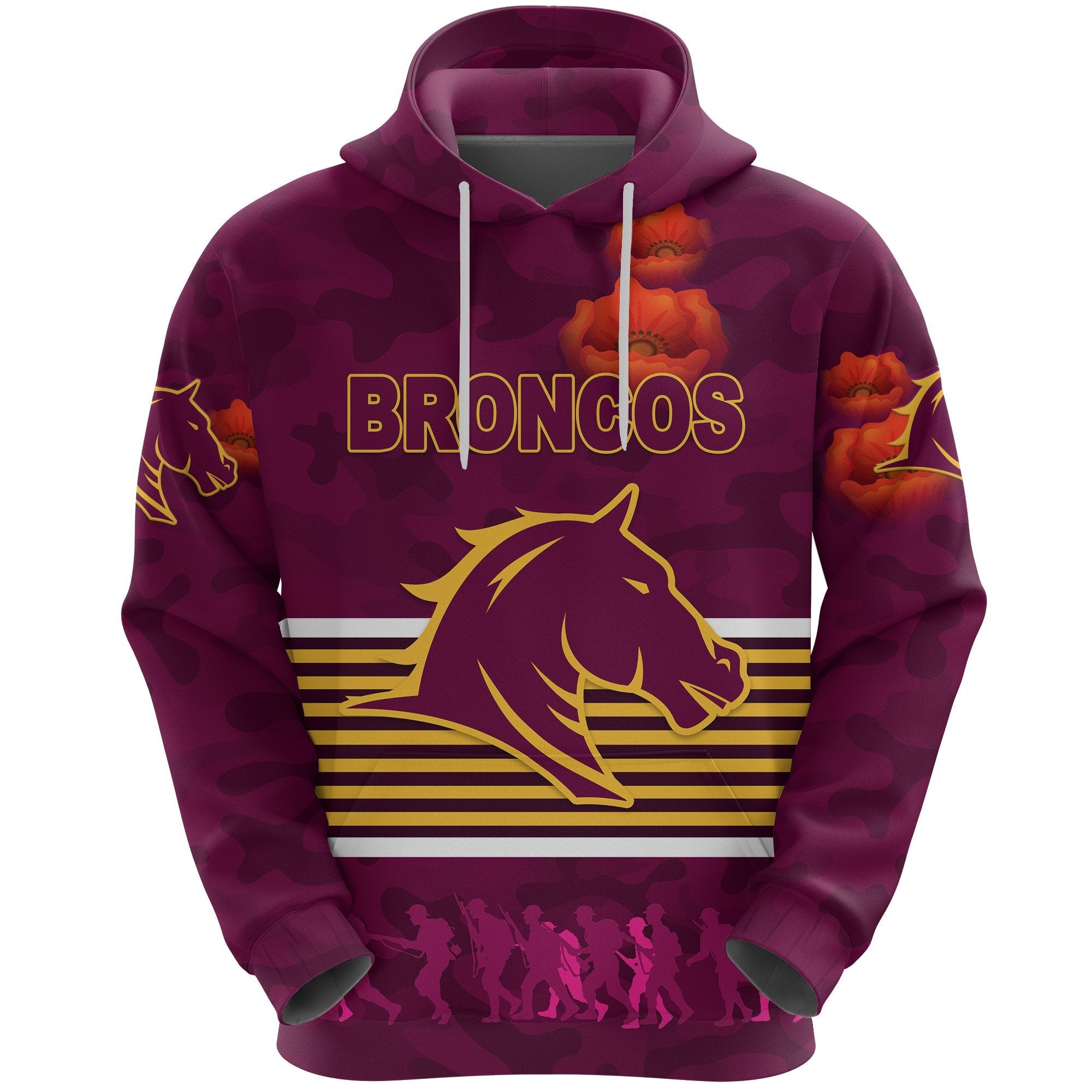 brisbane-broncos-hoodie-anzac-day-simple-style-full-maroon