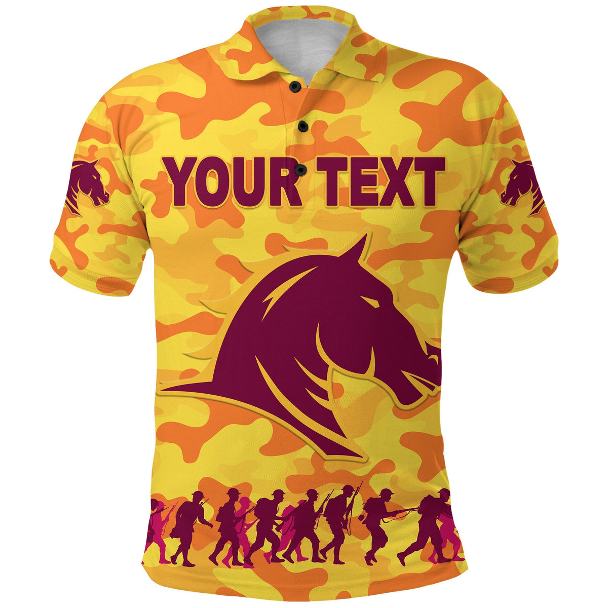 custom-personalised-brisbane-broncos-polo-shirt-anzac-day-camouflage-vibes-gold