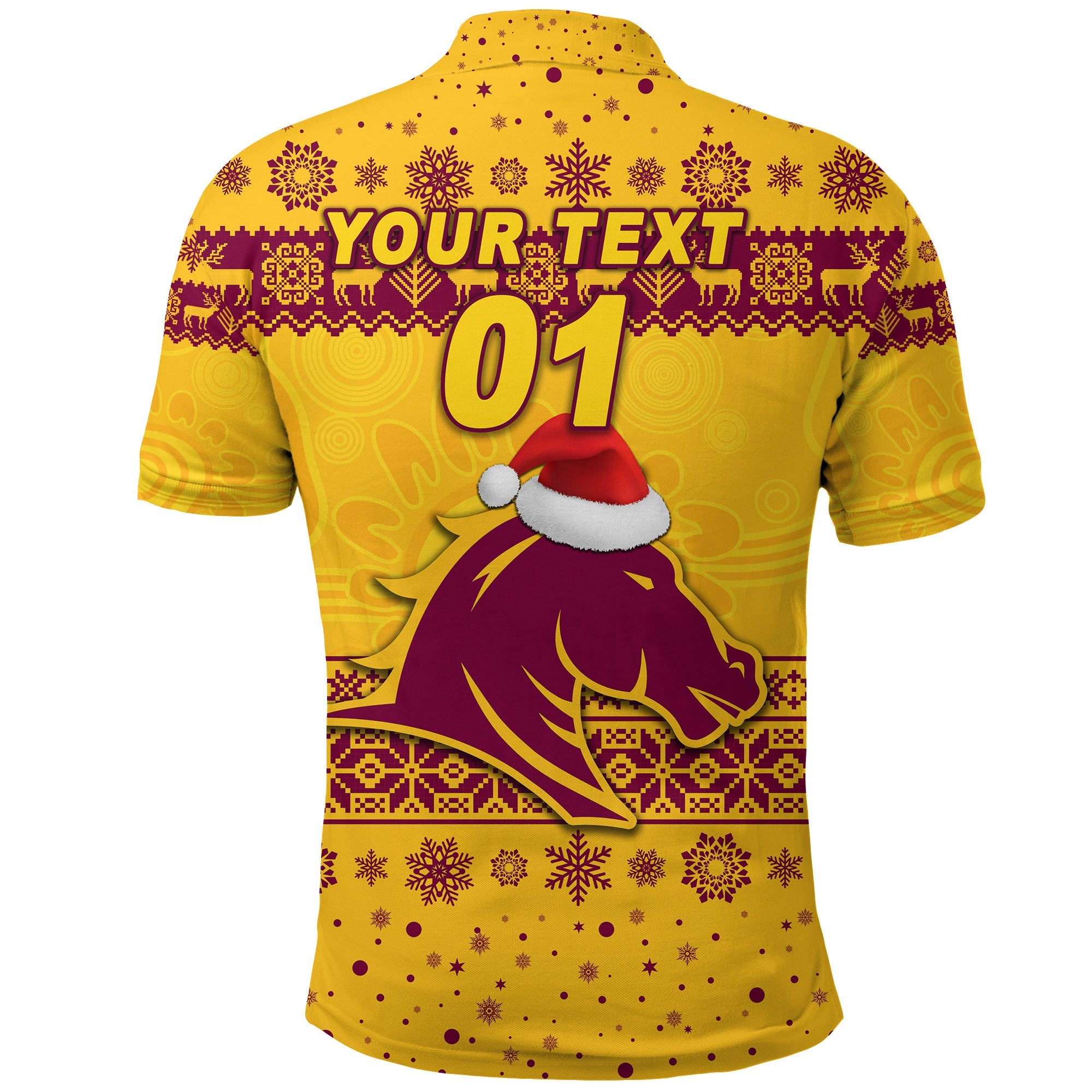custom-personalised-brisbane-broncos-polo-shirt-christmas-simple-style-gold