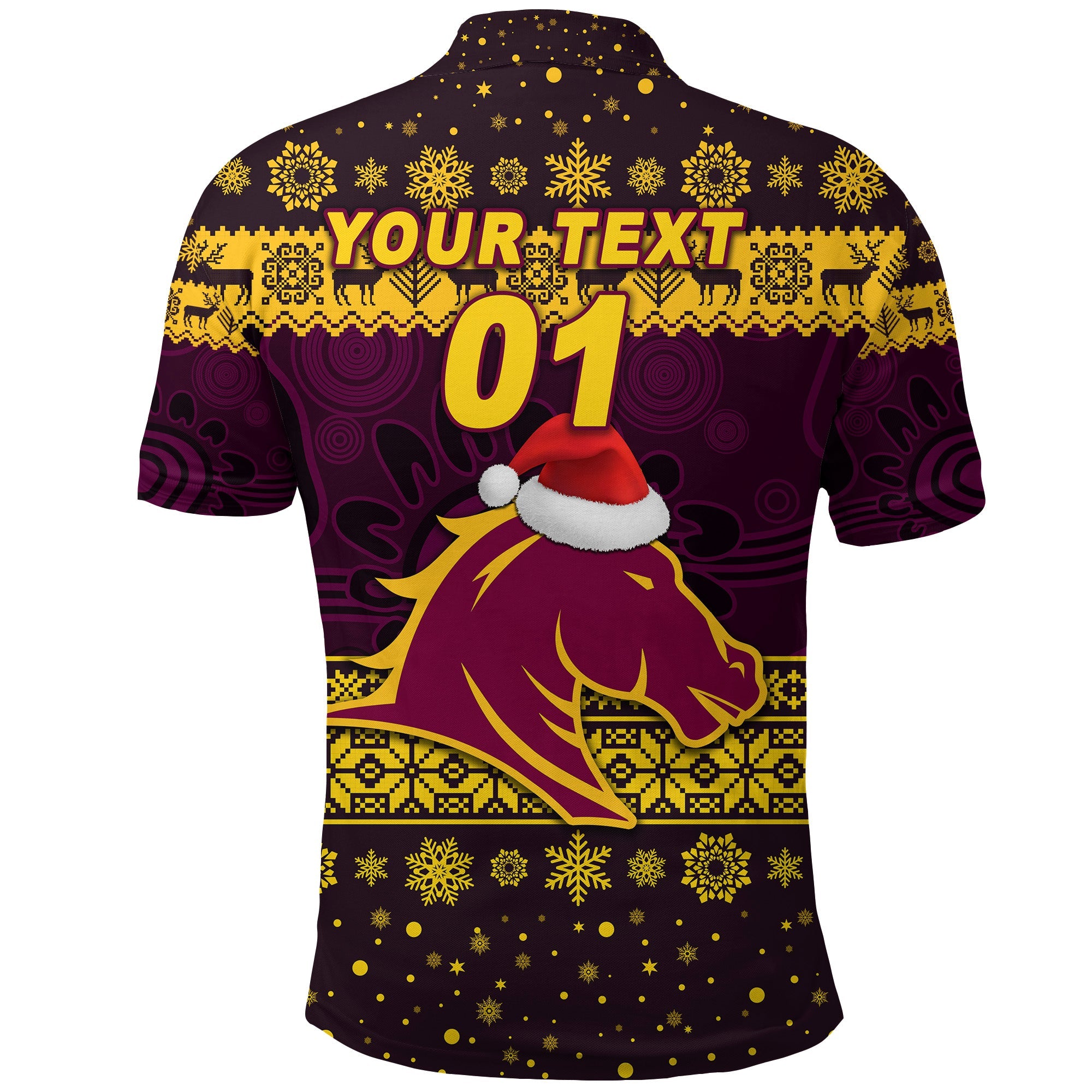 custom-personalised-brisbane-broncos-polo-shirt-christmas-simple-style-purple