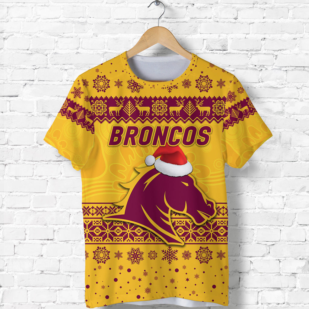 brisbane-broncos-t-shirt-christmas-simple-style-gold