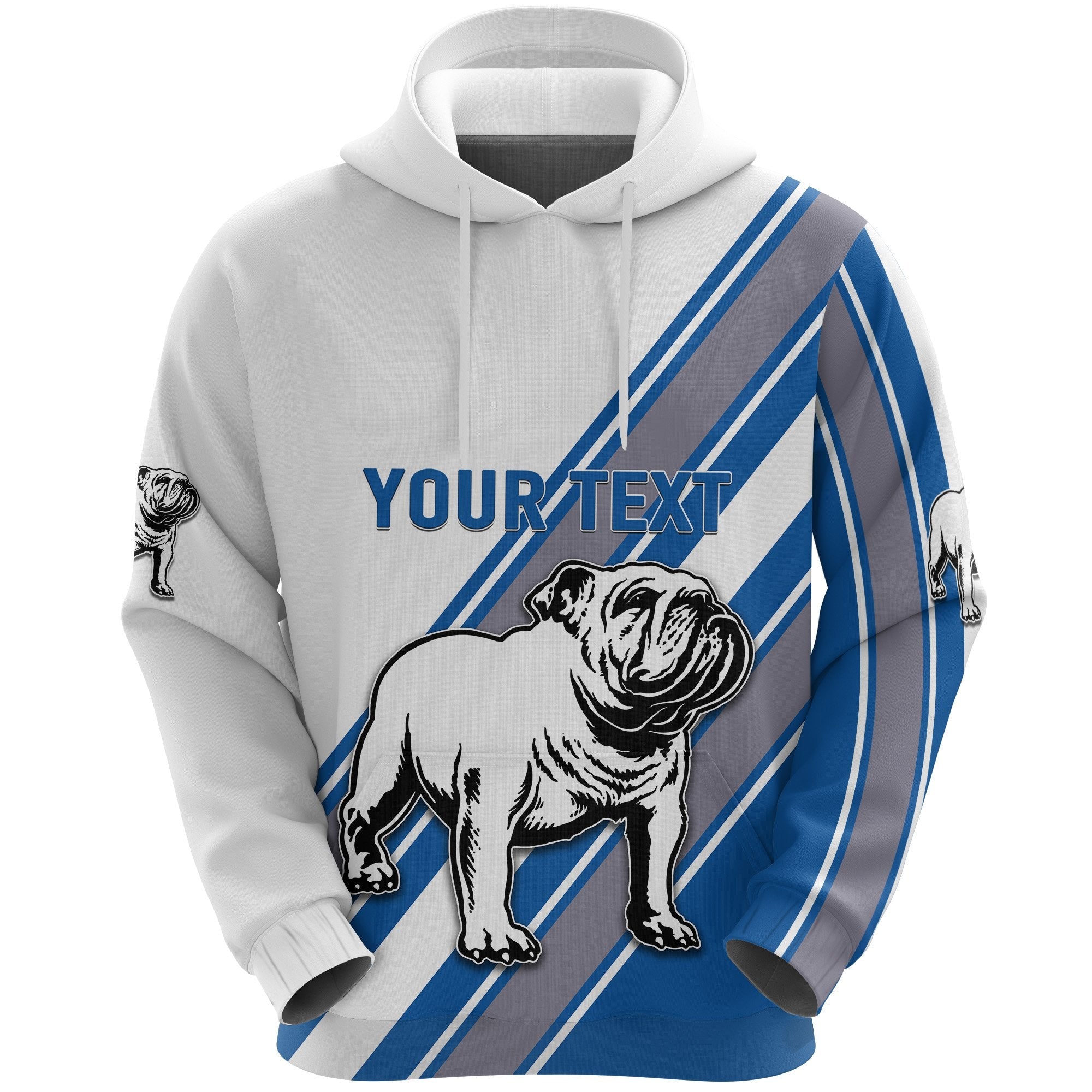 custom-personalised-canterbury-bankstown-bulldogs-hoodie-simple-style