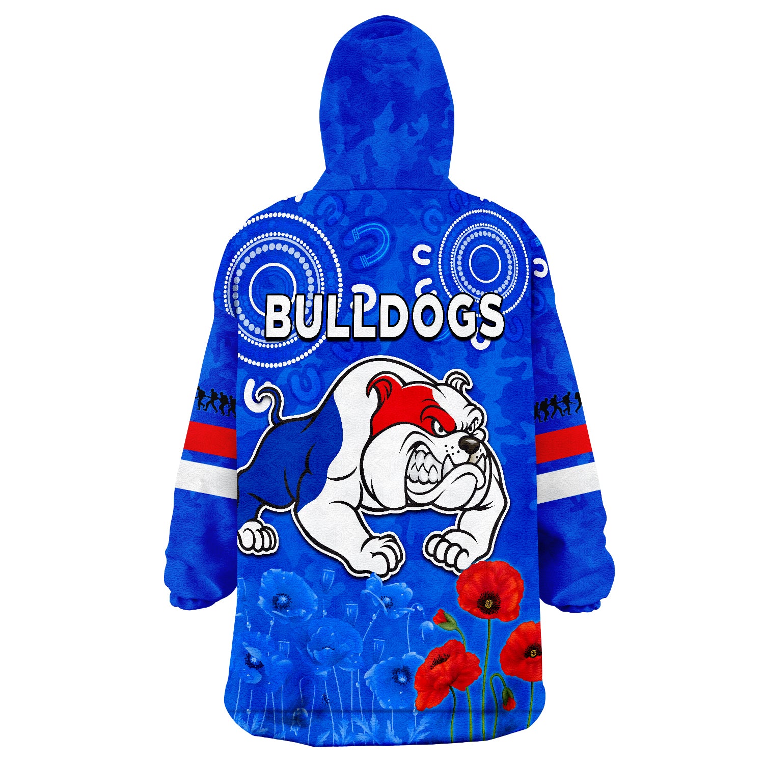 bulldogs-anzac-2022-western-dogs-aboriginal-poppy-wearable-blanket-hoodie