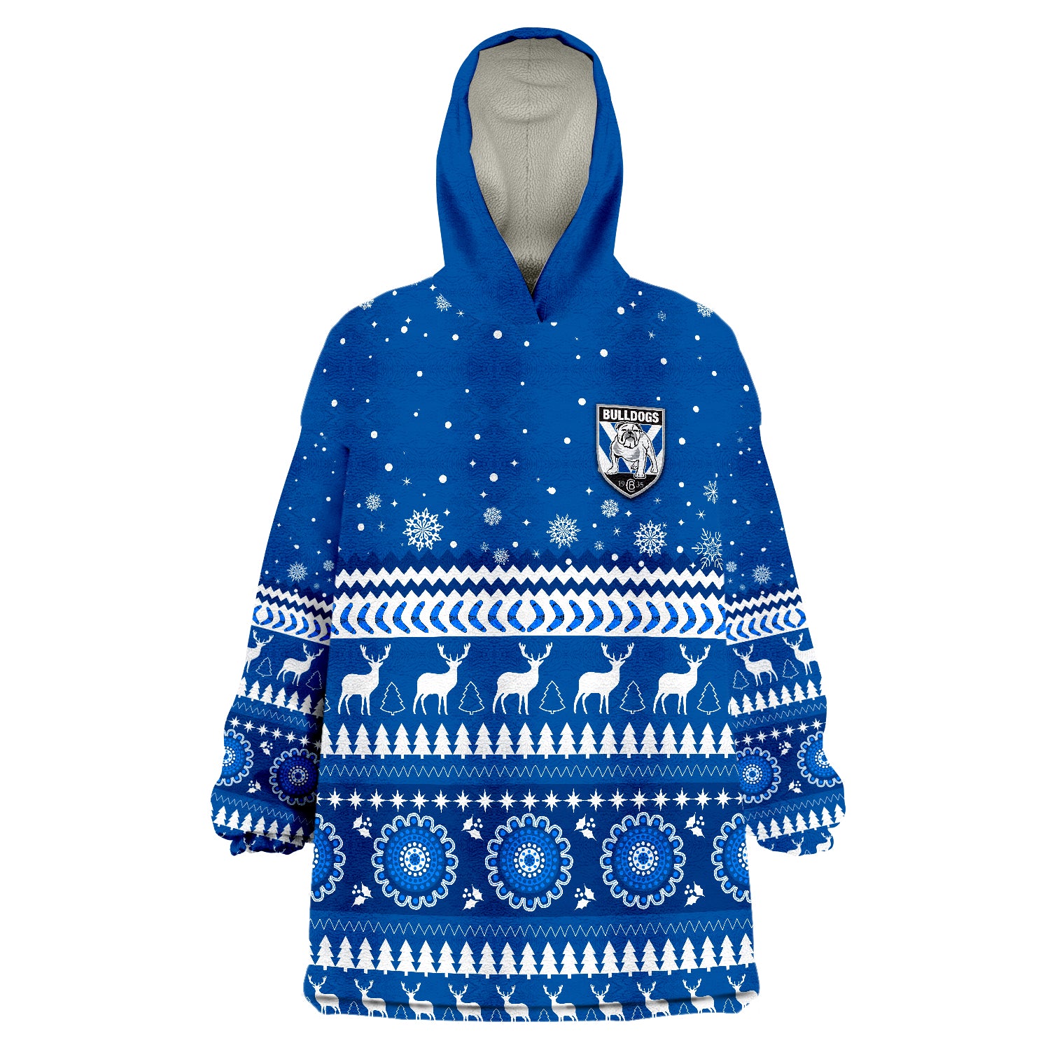 bulldogs-christmas-canterbury-bankstown-wearable-blanket-hoodie