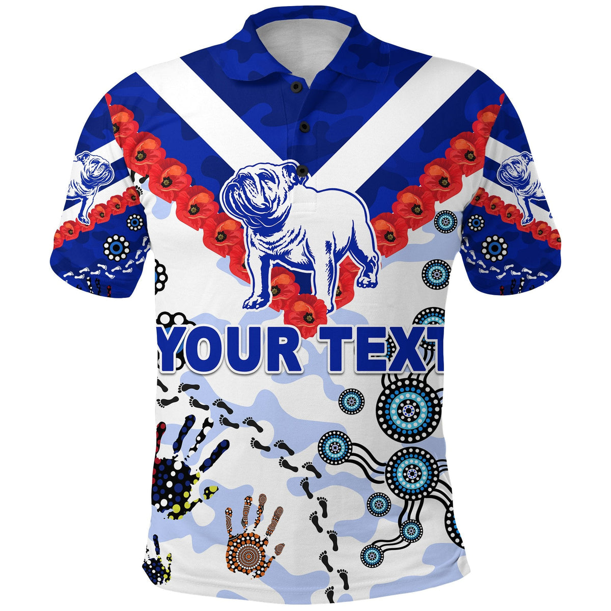 custom-personalised-canterbury-bankstown-bulldogs-polo-shirt-anzac-day-indigenous-no-1