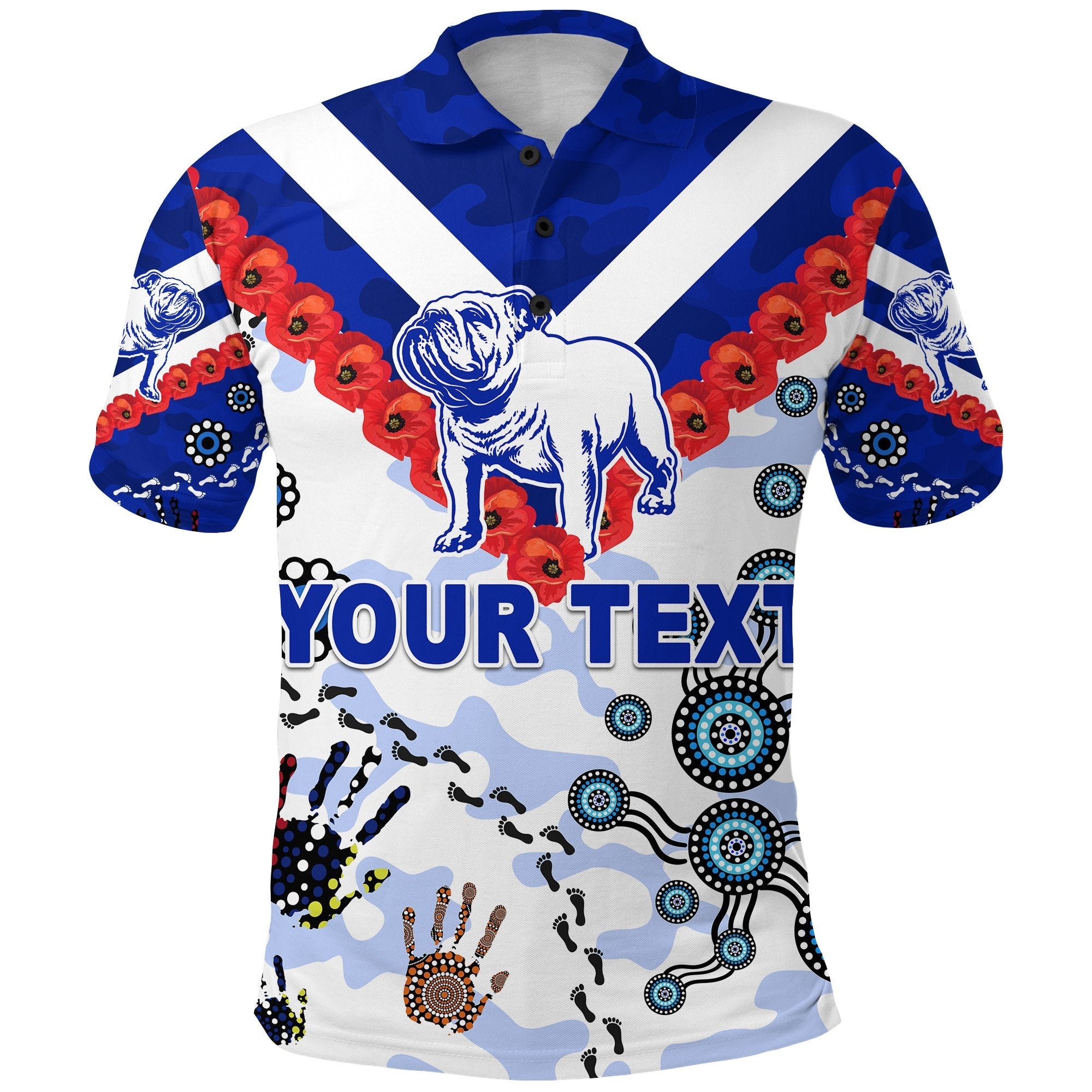 custom-personalised-canterbury-bankstown-bulldogs-polo-shirt-anzac-day-indigenous-no-1
