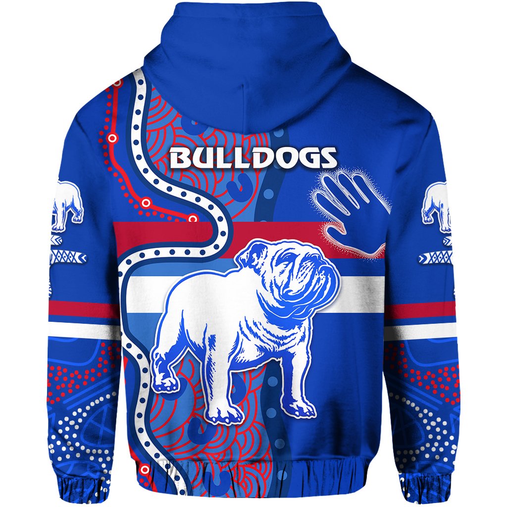 Western Hoodie Bulldogs Indigenous Simple Style