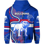 Western Hoodie Bulldogs Indigenous Simple Style