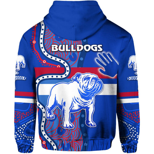 Western Hoodie Bulldogs Indigenous Simple Style