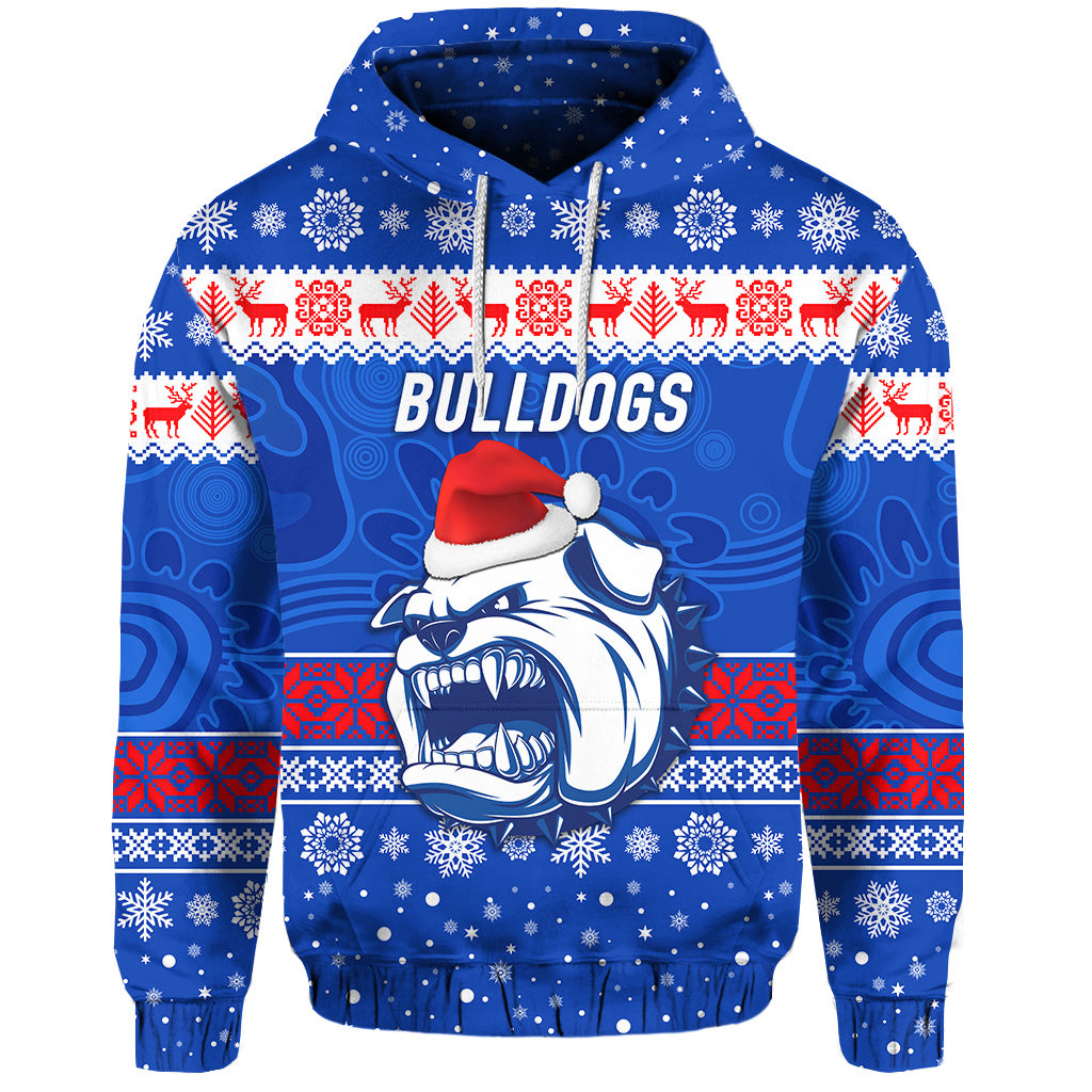 custom-personalised-western-bulldogs-hoodie-christmas-simple-style