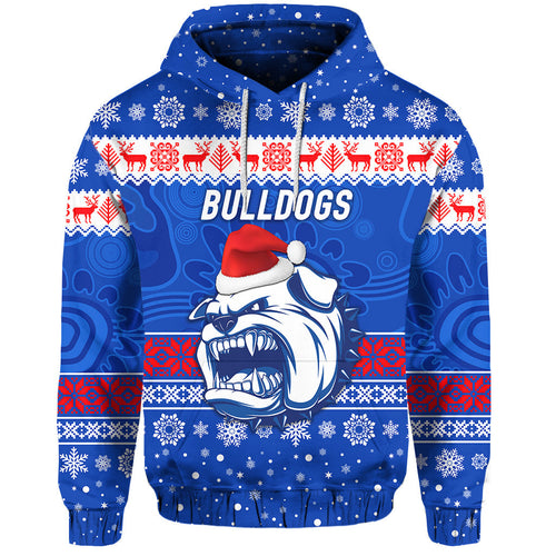 Western Bulldogs Hoodie Christmas Simple Style LT8