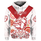 custom-personalised-south-fremantle-football-club-hoodie-bulldogs-indigenous-version-white-custom-text-and-number