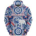 Western Hoodie Bulldogs Simple Indigenous