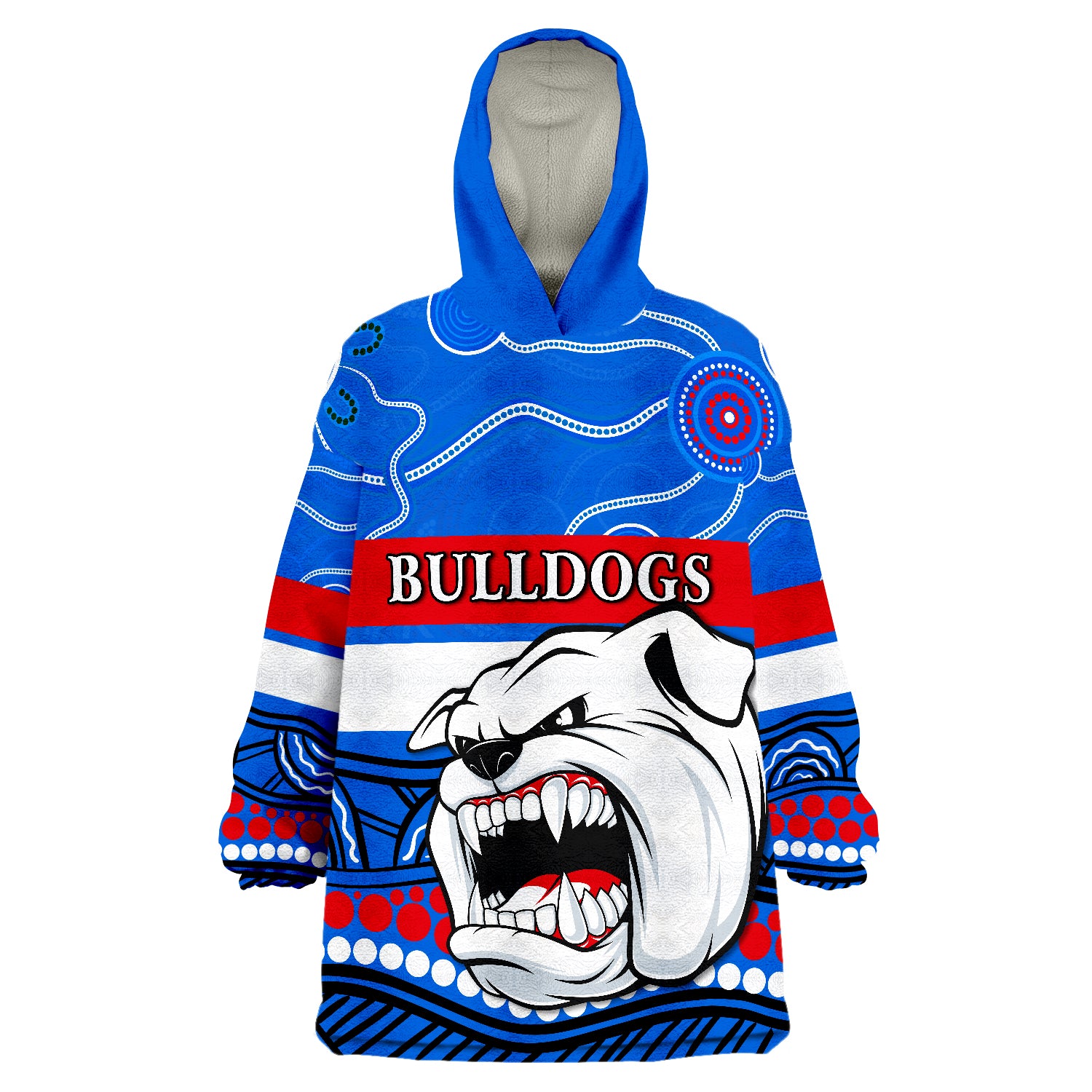 bulldogs-indigenous-western-football-wearable-blanket-hoodie