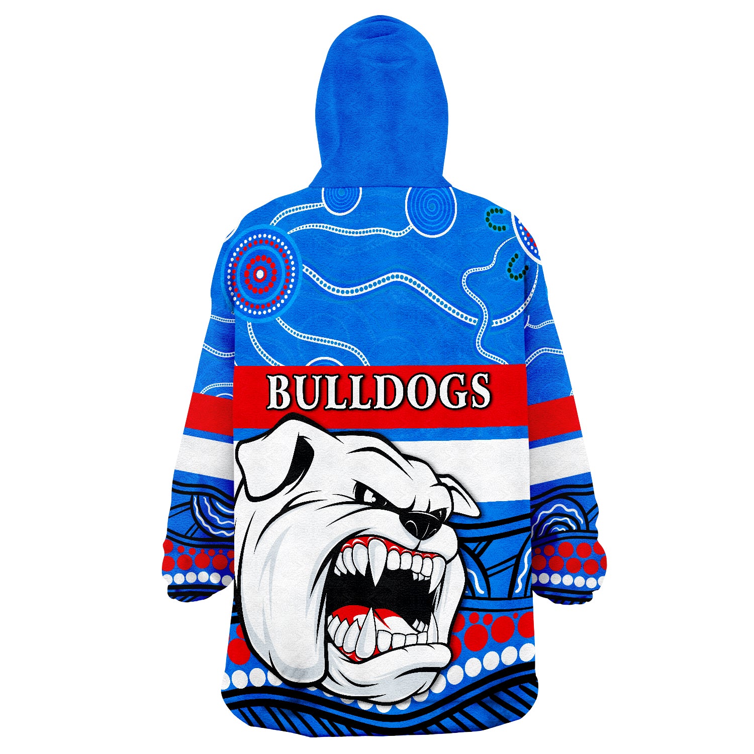 bulldogs-indigenous-western-football-wearable-blanket-hoodie