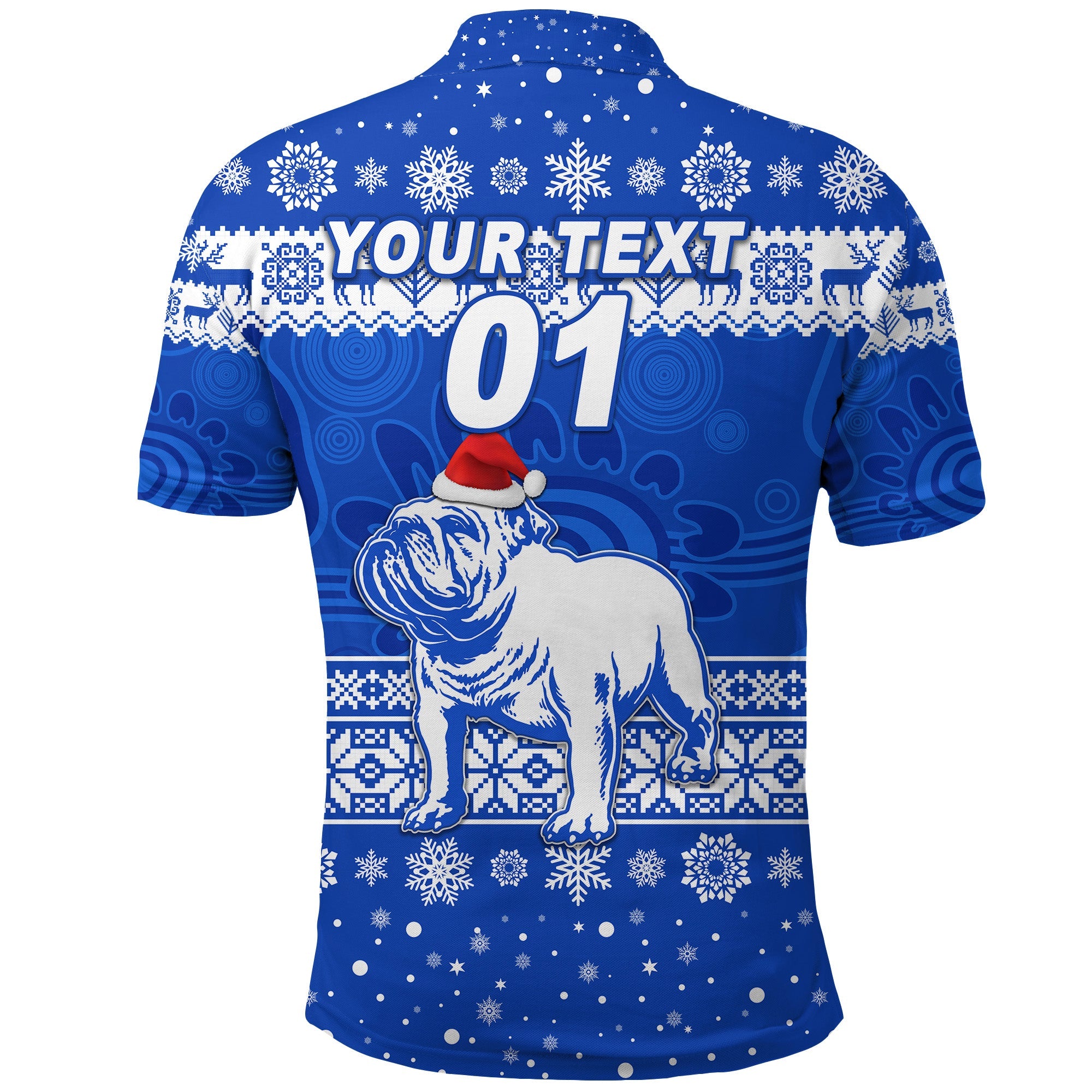 custom-personalised-canterbury-bankstown-bulldogs-polo-shirt-christmas-simple-style-blue