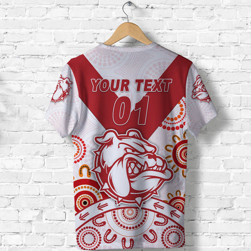 custom-personalised-south-fremantle-football-club-t-shirt-bulldogs-indigenous-version-white-custom-text-and-number
