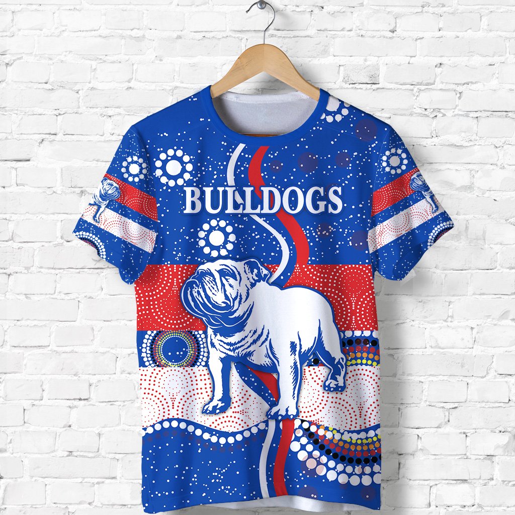 western-t-shirt-bulldogs-unique-indigenous