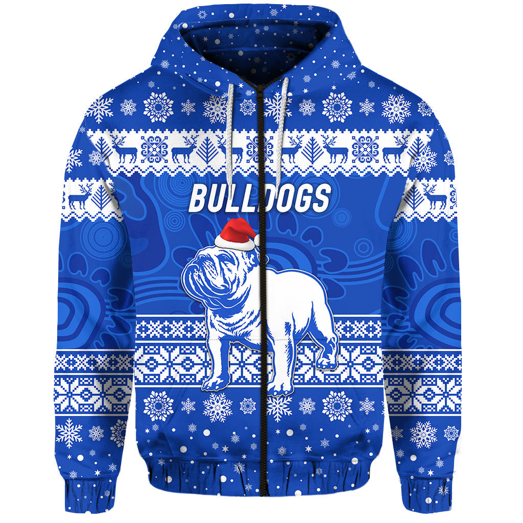 custom-personalised-canterbury-bankstown-bulldogs-zip-hoodie-christmas-simple-style-blue