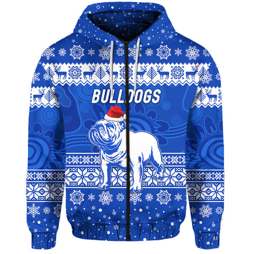 custom-personalised-canterbury-bankstown-bulldogs-zip-hoodie-christmas-simple-style-blue