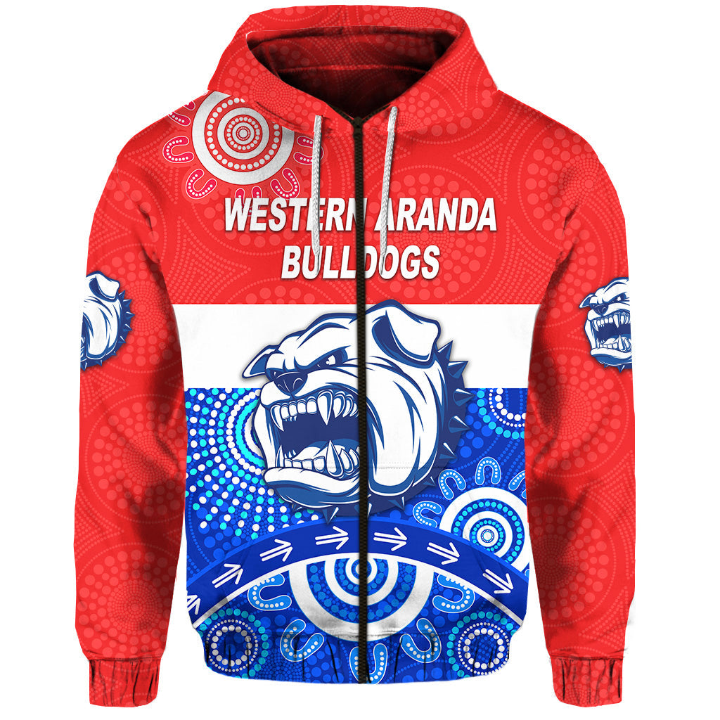 custom-personalised-western-aranda-bulldogs-zip-hoodie-hermannsburg-indigenous-version-custom-text-and-number