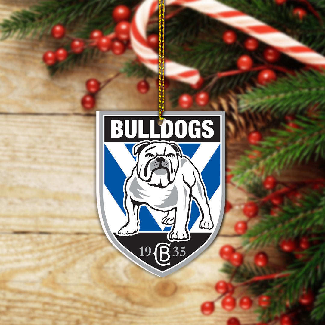 Christmas Ornament- Bulldogs Rugby No.1