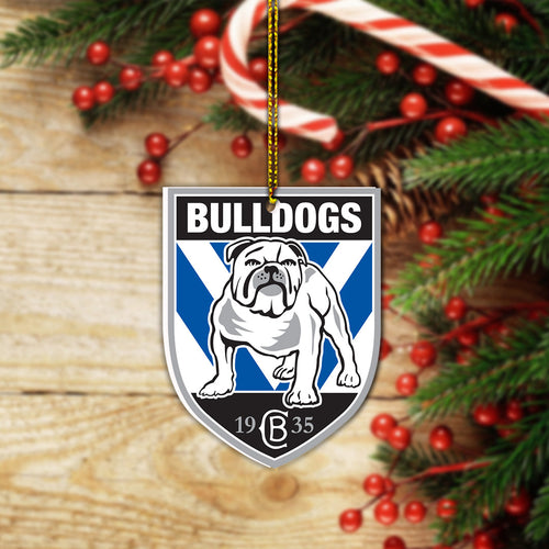 Christmas Ornament- Bulldogs Rugby No.1
