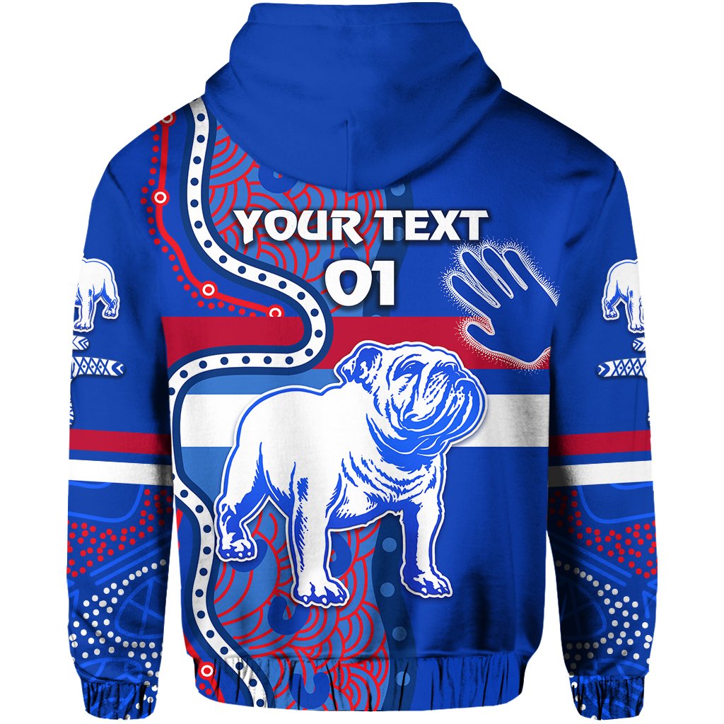 custom-personalised-western-hoodie-bulldogs-indigenous-simple-style-custom-text-and-number