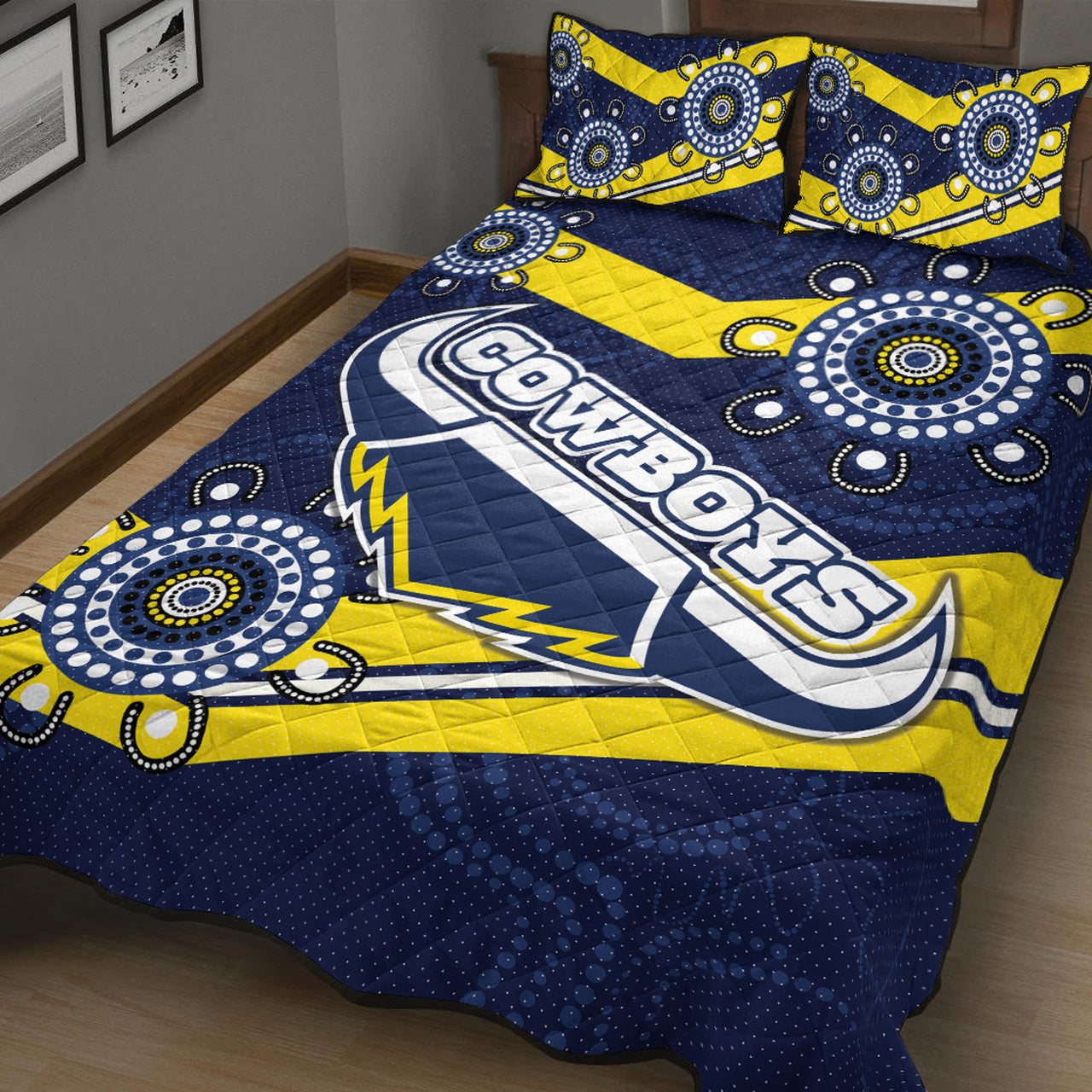 cowboys-rugby-quilt-bed-set-custom-aussie-cowboys-quilt-bed-set