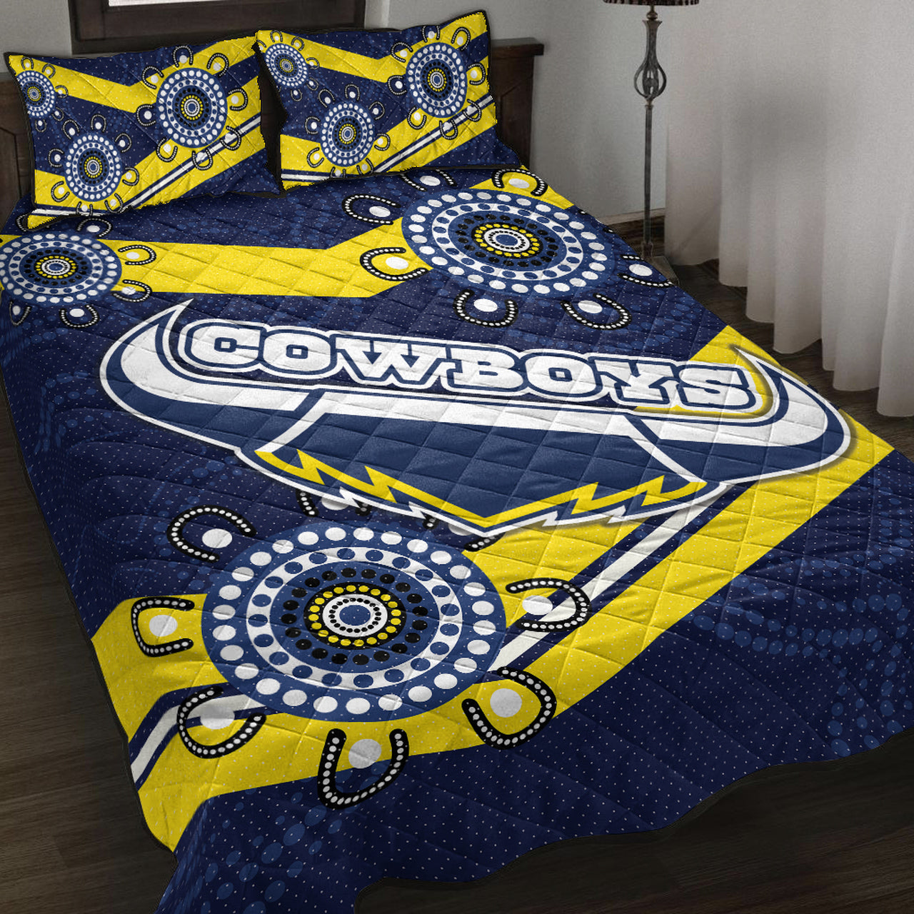 cowboys-rugby-quilt-bed-set-custom-aussie-cowboys-quilt-bed-set