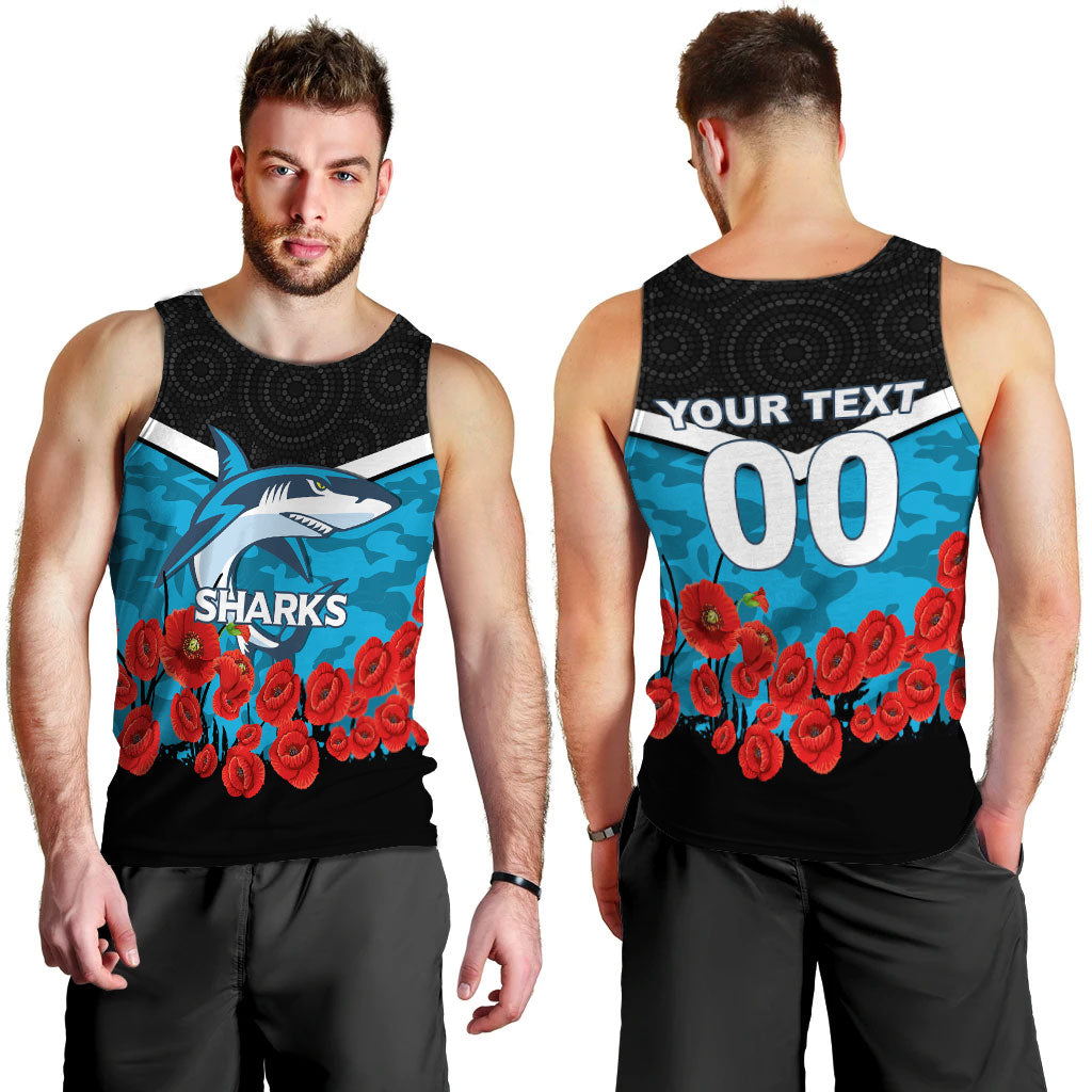 custom-personalised-cronulla-sutherland-sharks-anzac-day-indigenous-art-men-tank-top