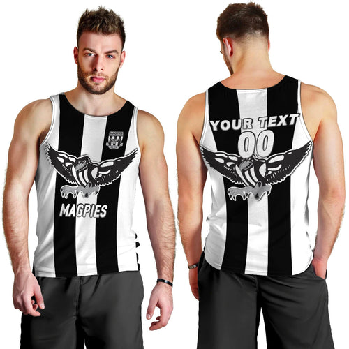 (Custom Personalised) Magpies Busselton Football 2022 Men Tank Top - LT12