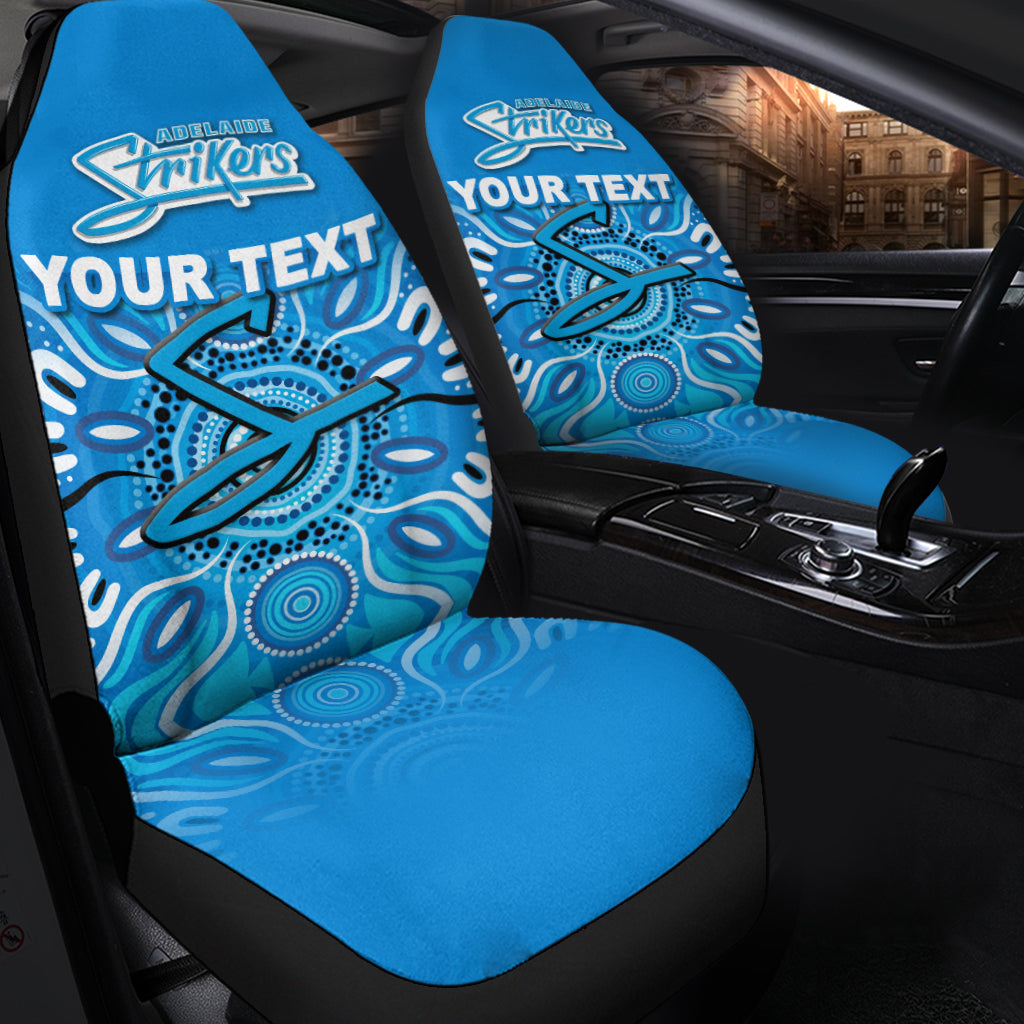 (Custom Personalised) Adelaide Strikers Aboriginal Cricket 2022 Car Seat Covers - LT12