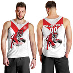 (Custom Personalised) Tigers South Bunbury Football 2022 Men Tank Top - LT12