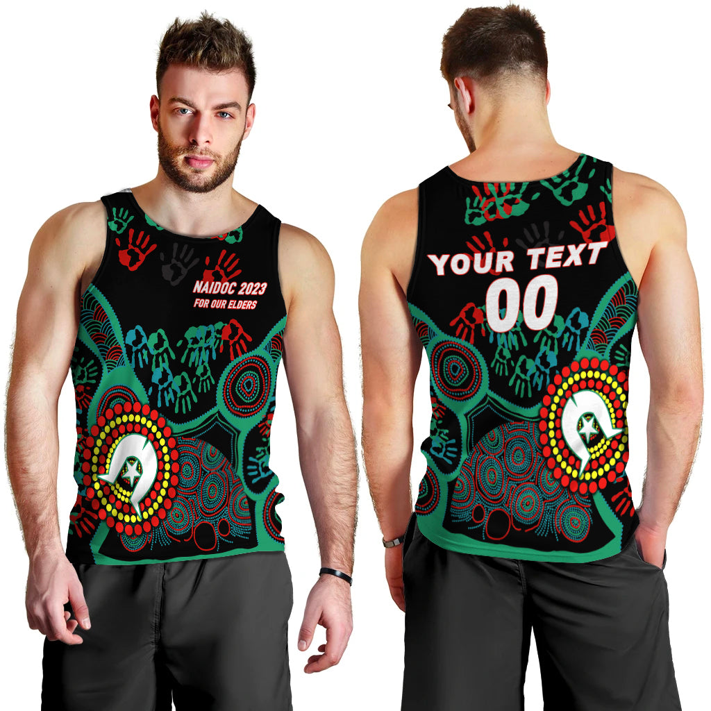 (Custom Personalised) NAIDOC Week 2023 Aboriginal Art For Our Elders Men Tank Top 