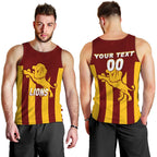 (Custom Personalised) Lions Harvey Brunswick Leschenault Football 2022 Men Tank Top - LT12