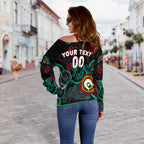 (Custom Personalised) NAIDOC Week 2023 Aboriginal Art For Our Elders Women Off Shoulder Sweater - LT12