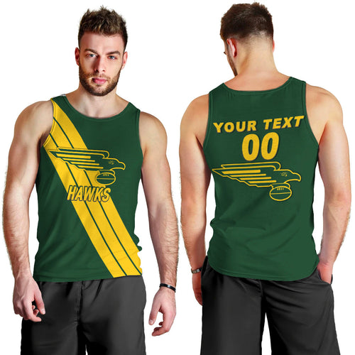 (Custom Personalised) Hawks Football 2022 Augusta Margaret River Men Tank Top - LT12