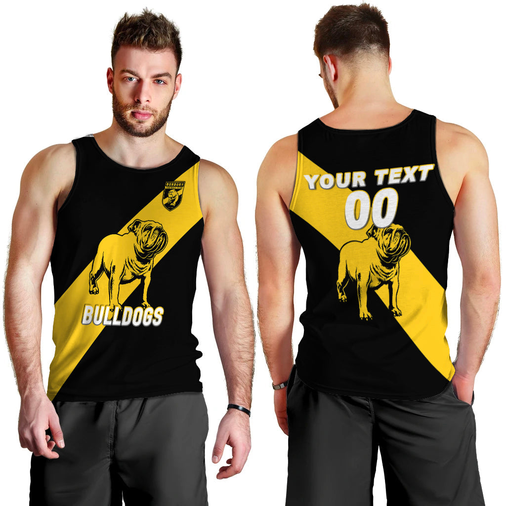 (Custom Personalised) Bulldogs Bunbury Football 2022 Men Tank Top - LT12