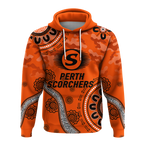 (Custom Personalised) Perth Scorchers ANZAC Day Aboriginal Hoodie - LT12