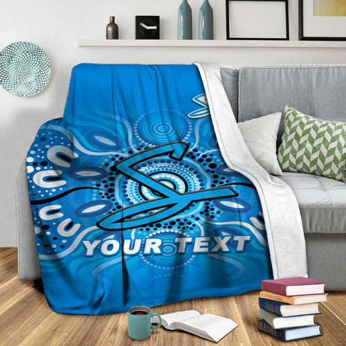 (Custom Personalised) Adelaide Strikers Aboriginal Cricket 2022 Blanket - LT12