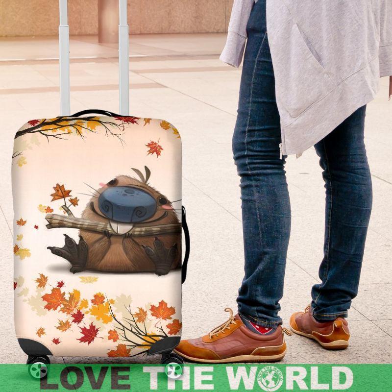 canada-beaver-in-maple-tree-luggage-cover