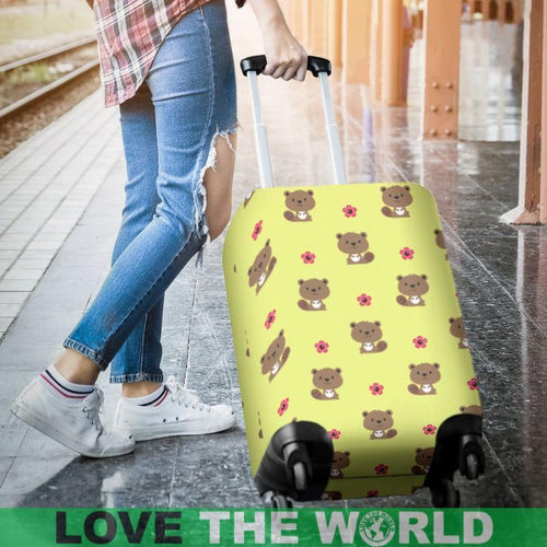 beaver-canada-luggage-cover
