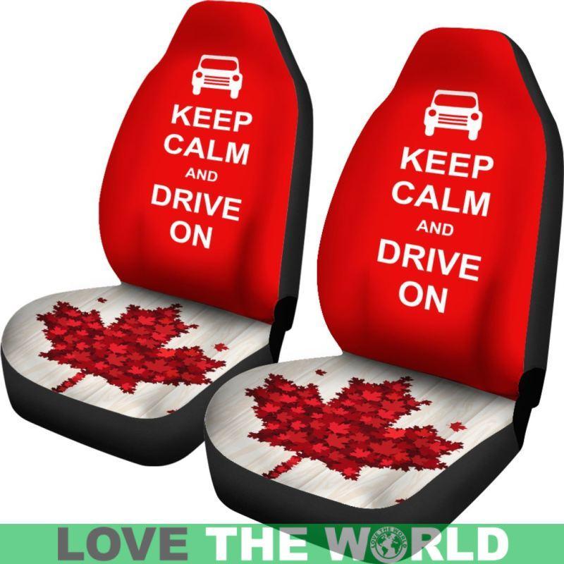 canada-keep-calm-and-drive-car-seat-covers