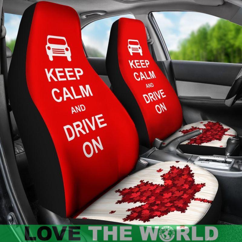 canada-keep-calm-and-drive-car-seat-covers